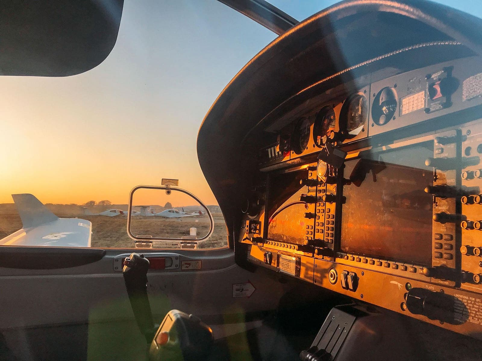 Cessna aircraft on apron